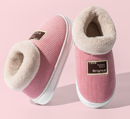 Dames Pantoffels Imitatiebont Gevoerd Comfortabel TPR Zool 2