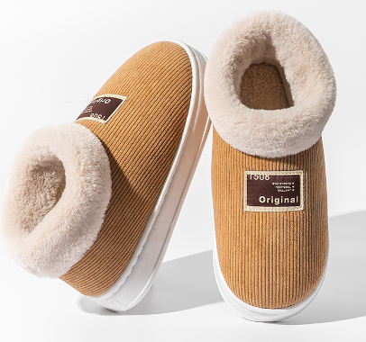 Dames Pantoffels Imitatiebont Gevoerd Comfortabel TPR Zool 3