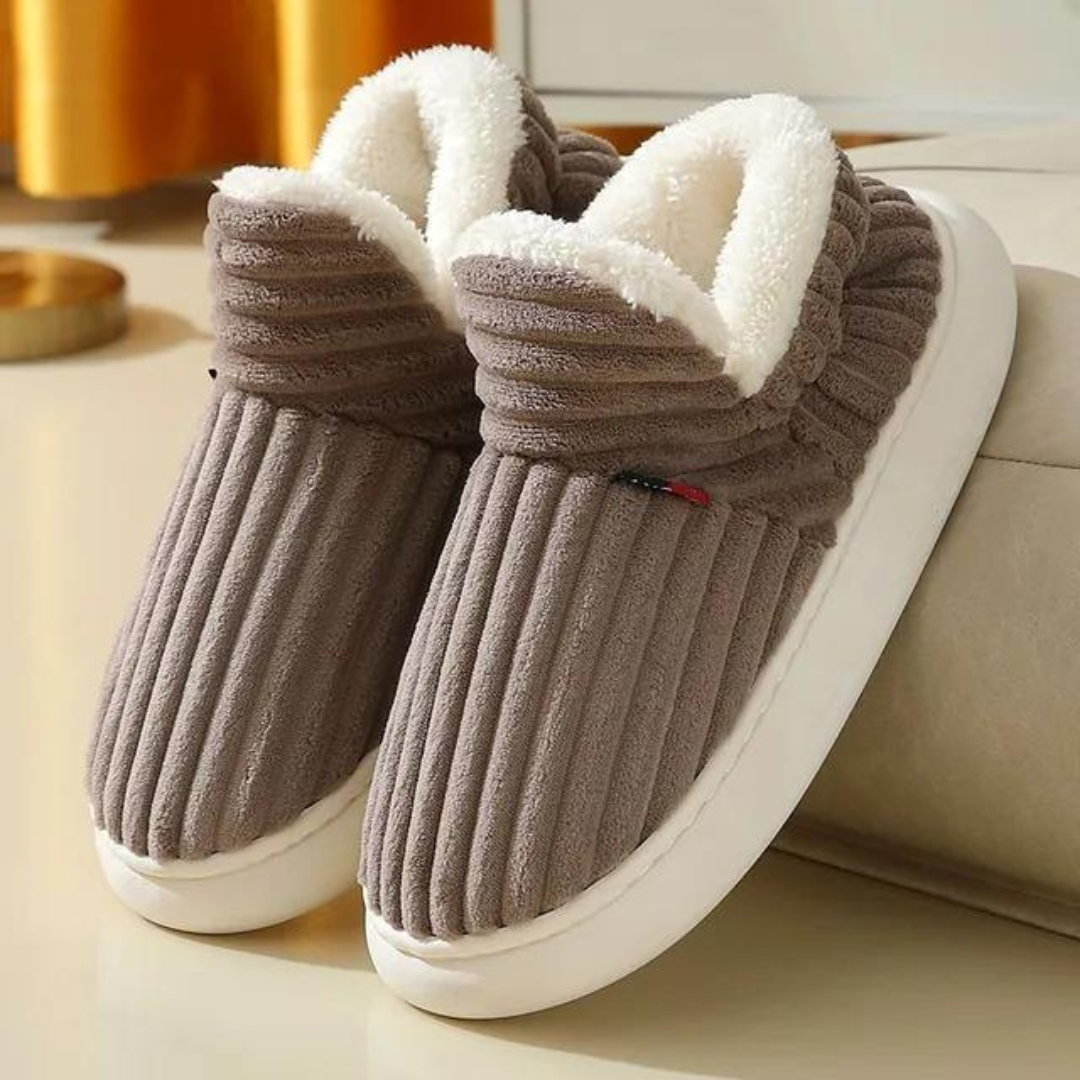 Dames Pantoffels Luxe Pluche 6