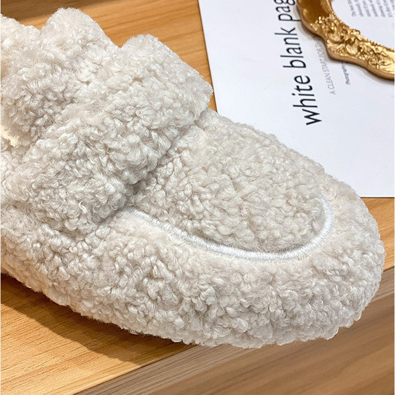 Dames Pantoffels Pluche Antislip Comfortabel voor Binnengebruik 2