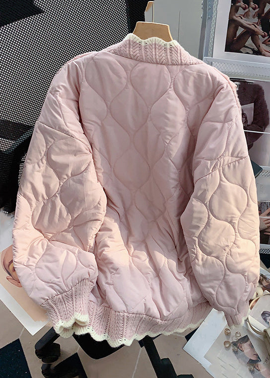 Dames Parka Gebreid Met Ruches 1