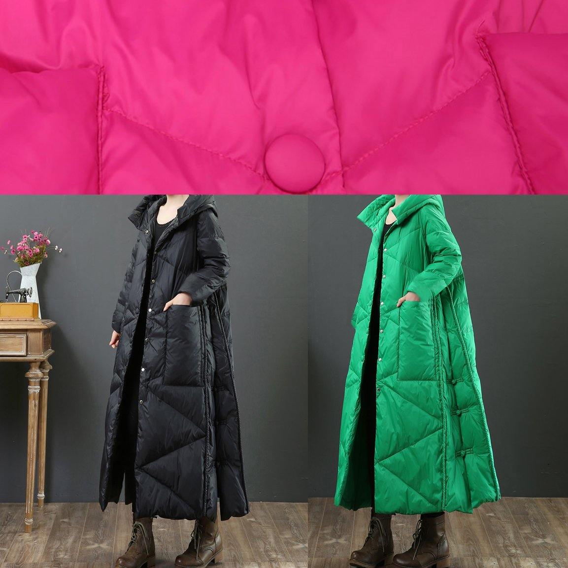 Dames Parka Jas Met Capuchon en Knopen 4