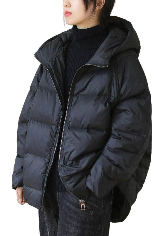 Dames Parka Jas met Capuchon en Katoenen Vulling 0