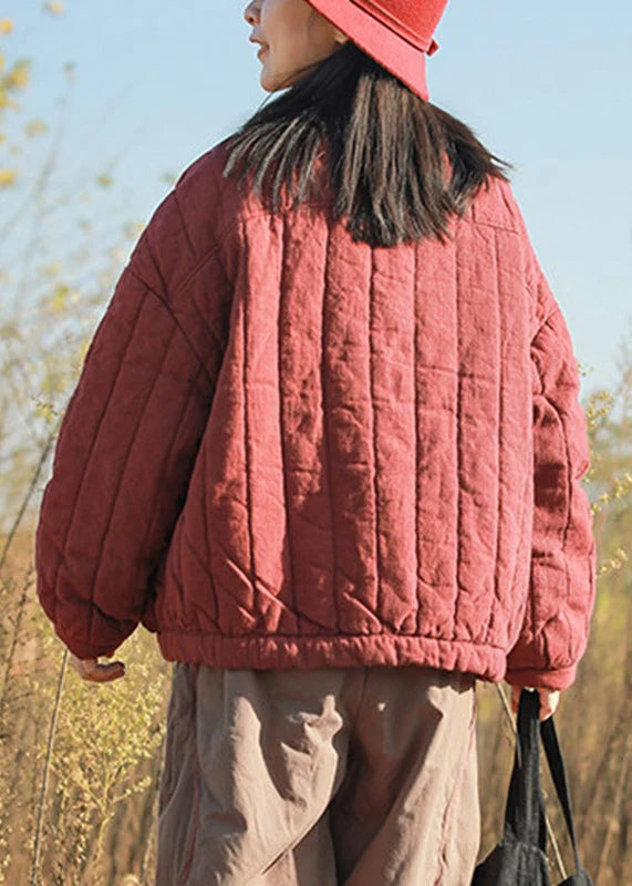 Dames Parka Losvallend Patchwork Stijl 4