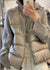 Dames Parka Met Rits en Coltrui Stijl voor Winter - Trendy Parka Jas Dames 3