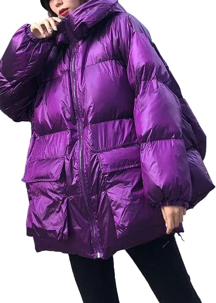 Dames Parka met Capuchon en Zakken 0