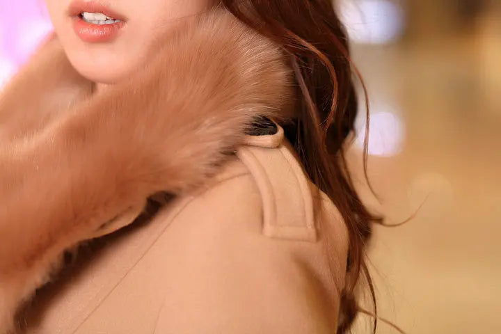 Dames Pelzmantel Luxe Stijl 7