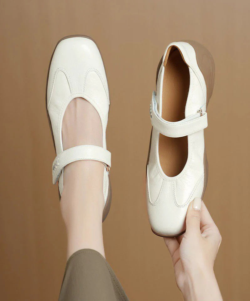 Dames Platte Schoenen Met Gesp 1