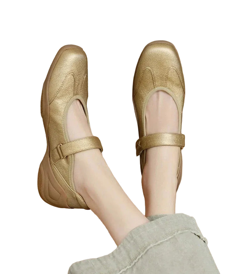 Dames Platte Schoenen Met Gespbandje 2