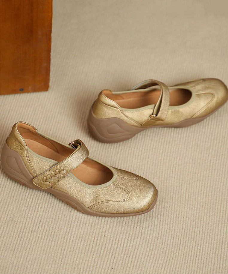 Dames Platte Schoenen Met Gespbandje 3
