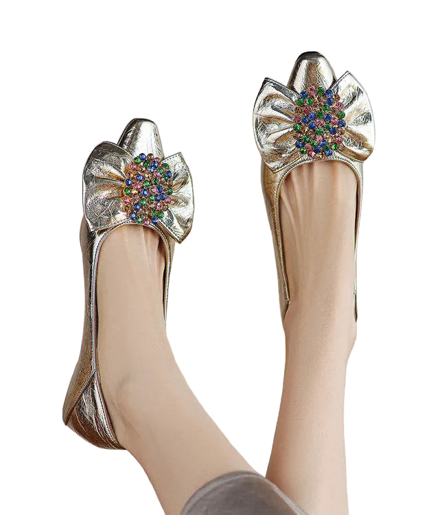Dames Platte Schoenen Met Strik 4