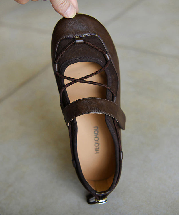 Dames Platte Schoenen Retro Gekruiste Band 1