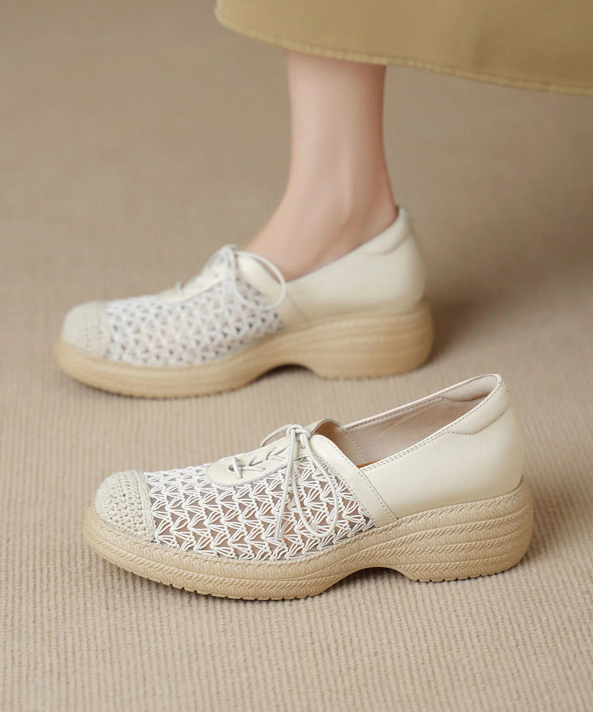 Dames Platte Schoenen met Splitdetails 4