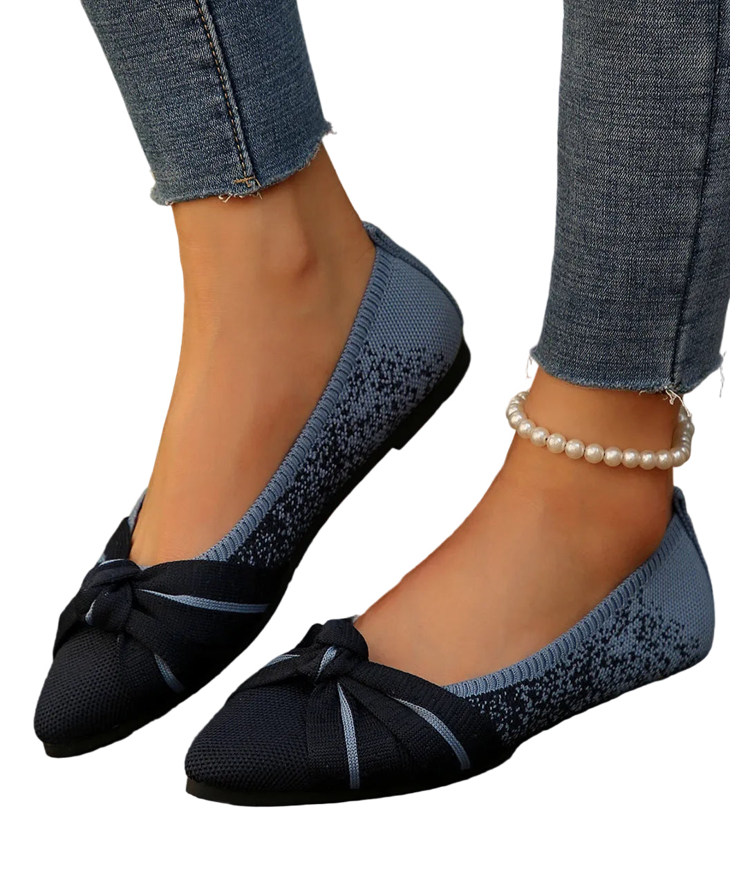 Dames Platte Schoenen met Strikdetails 0