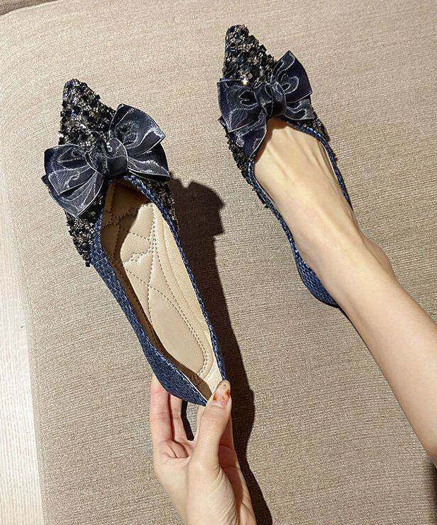 Dames Platte Schoenen met Strikverbinding 1