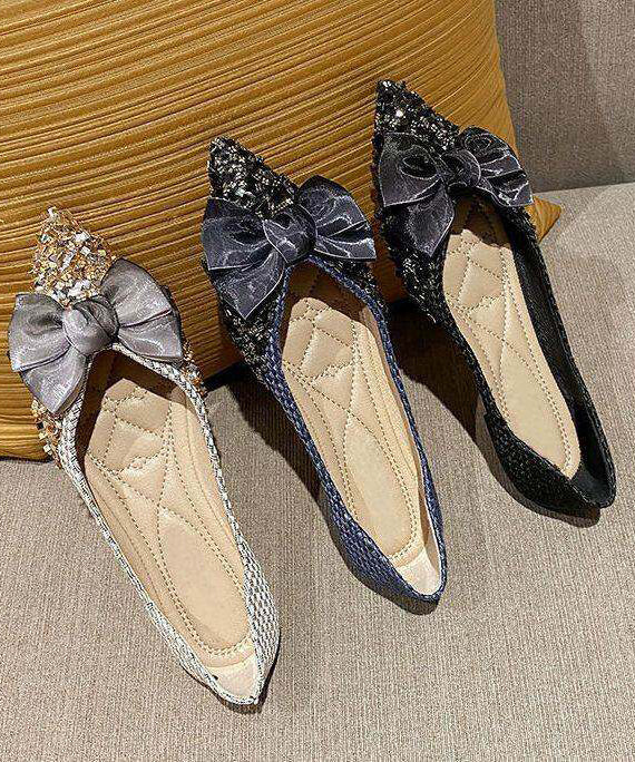 Dames Platte Schoenen met Strikverbinding 3