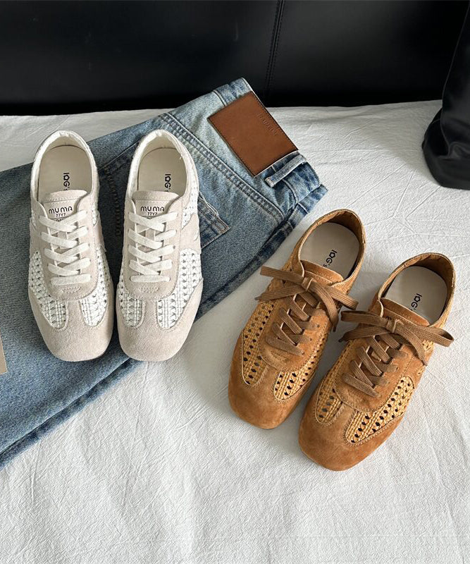Dames Platte Schoenen met Veters 4