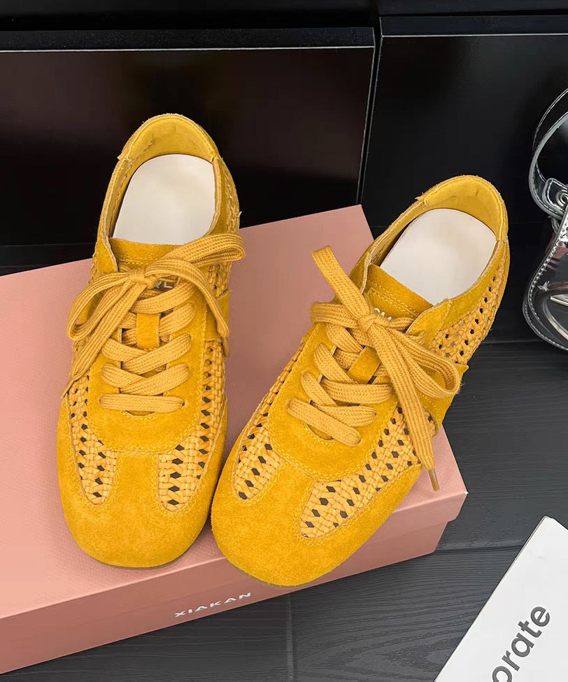 Dames Platte Schoenen met Vetersluiting 1