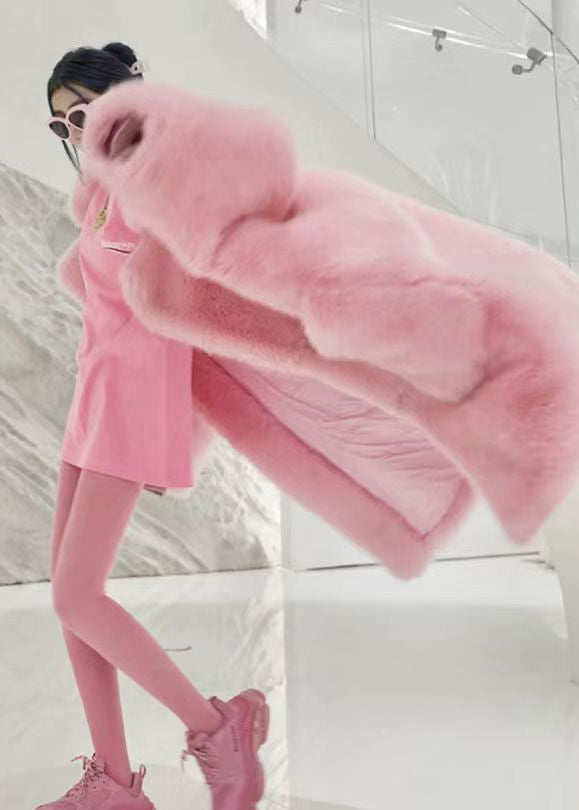 Dames Plus Size Fuzzy Winterjas met Peter Pan Kraag 4