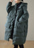 Dames Plus Size Winterjas met Capuchon en Ritszakken 1