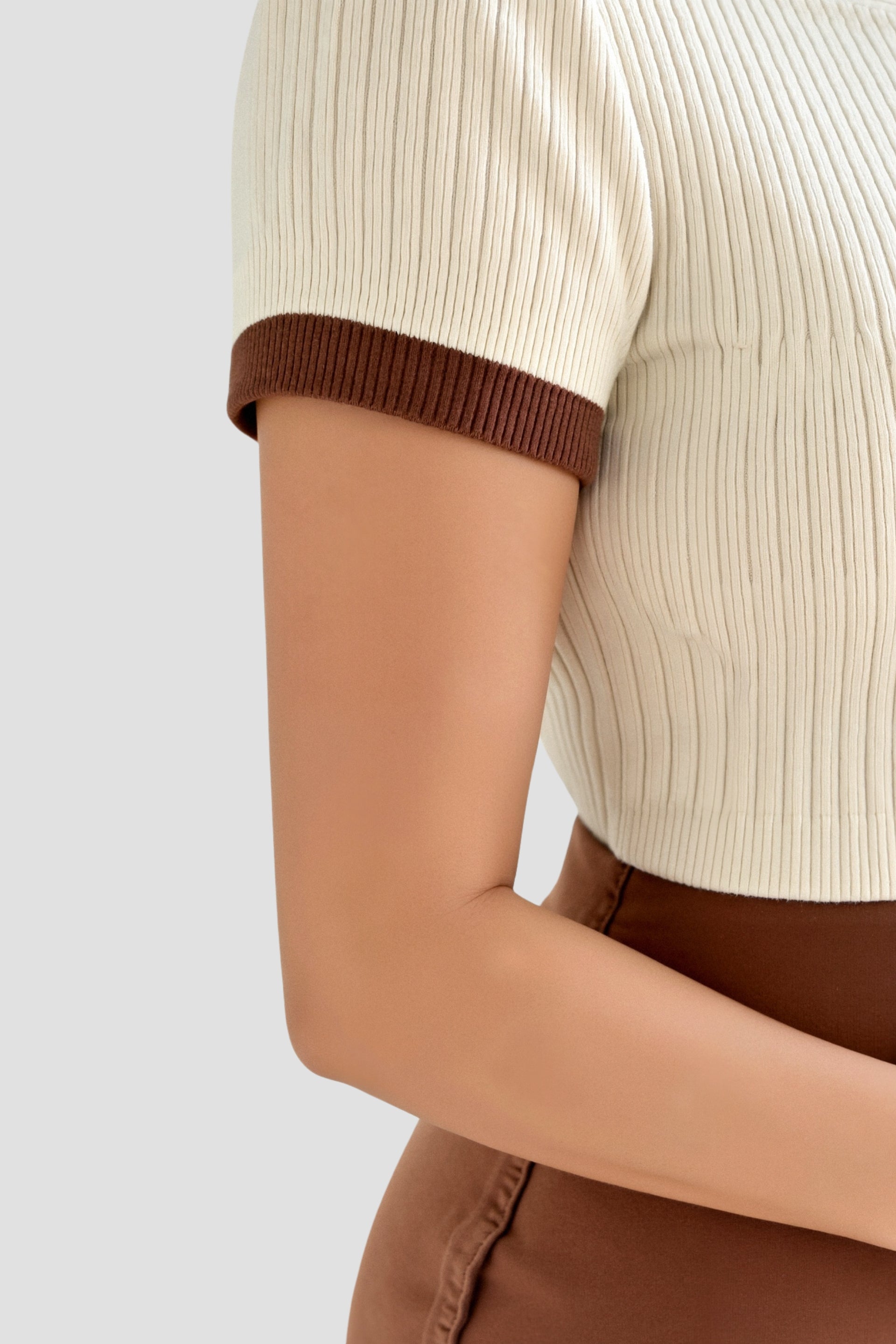 Dames Polo Kleurblok Met Gekotte Kraag 5