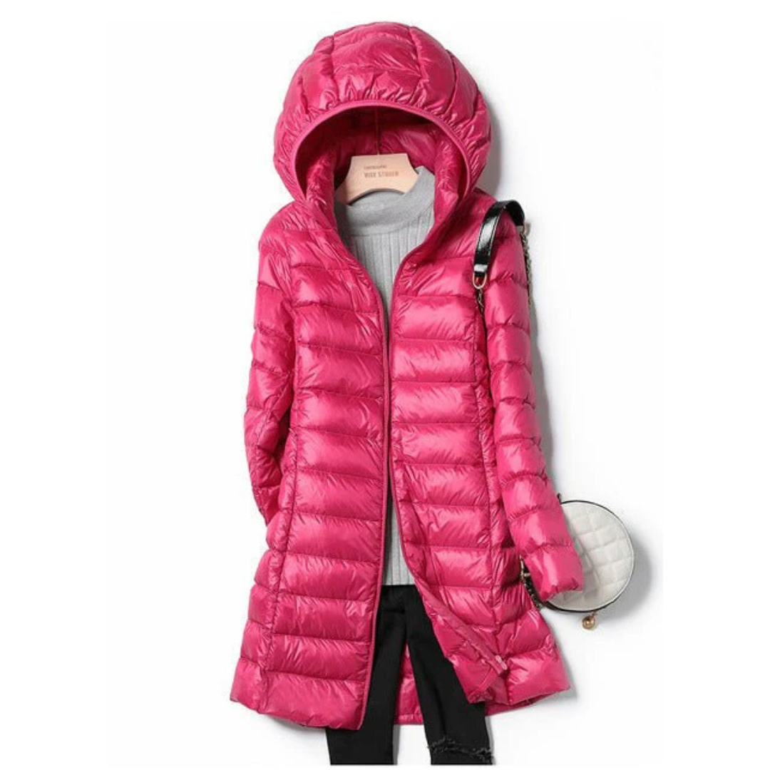 Dames Pufferjack met Capuchon voor Winterstijl 1