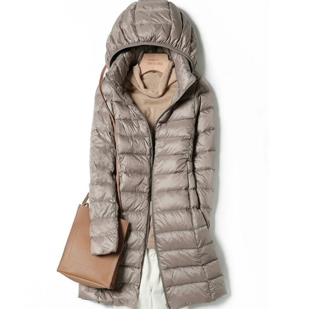 Dames Pufferjack met Capuchon voor Winterstijl 5