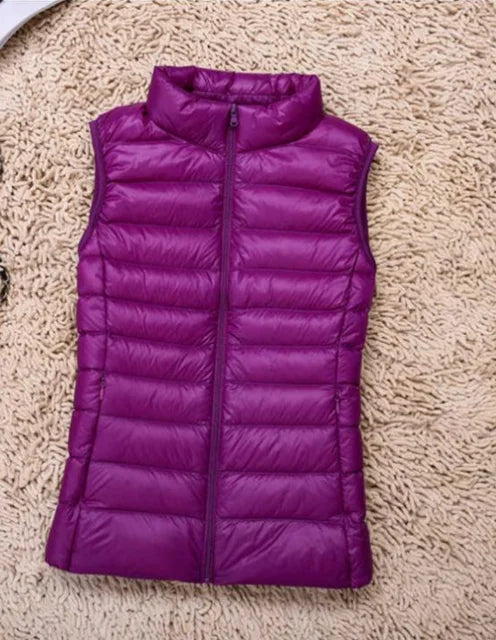 Dames Puffervest Lichtgewicht Met Ritssluiting 5