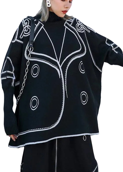Dames Pullover Met Vleermuismouwen 0
