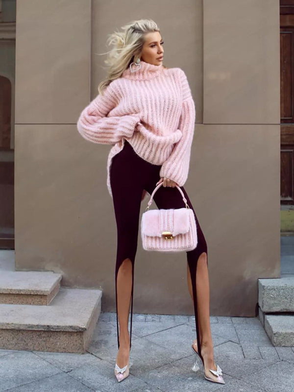 Dames Pullover Trui Met Lange Mouwen Fluffy 2