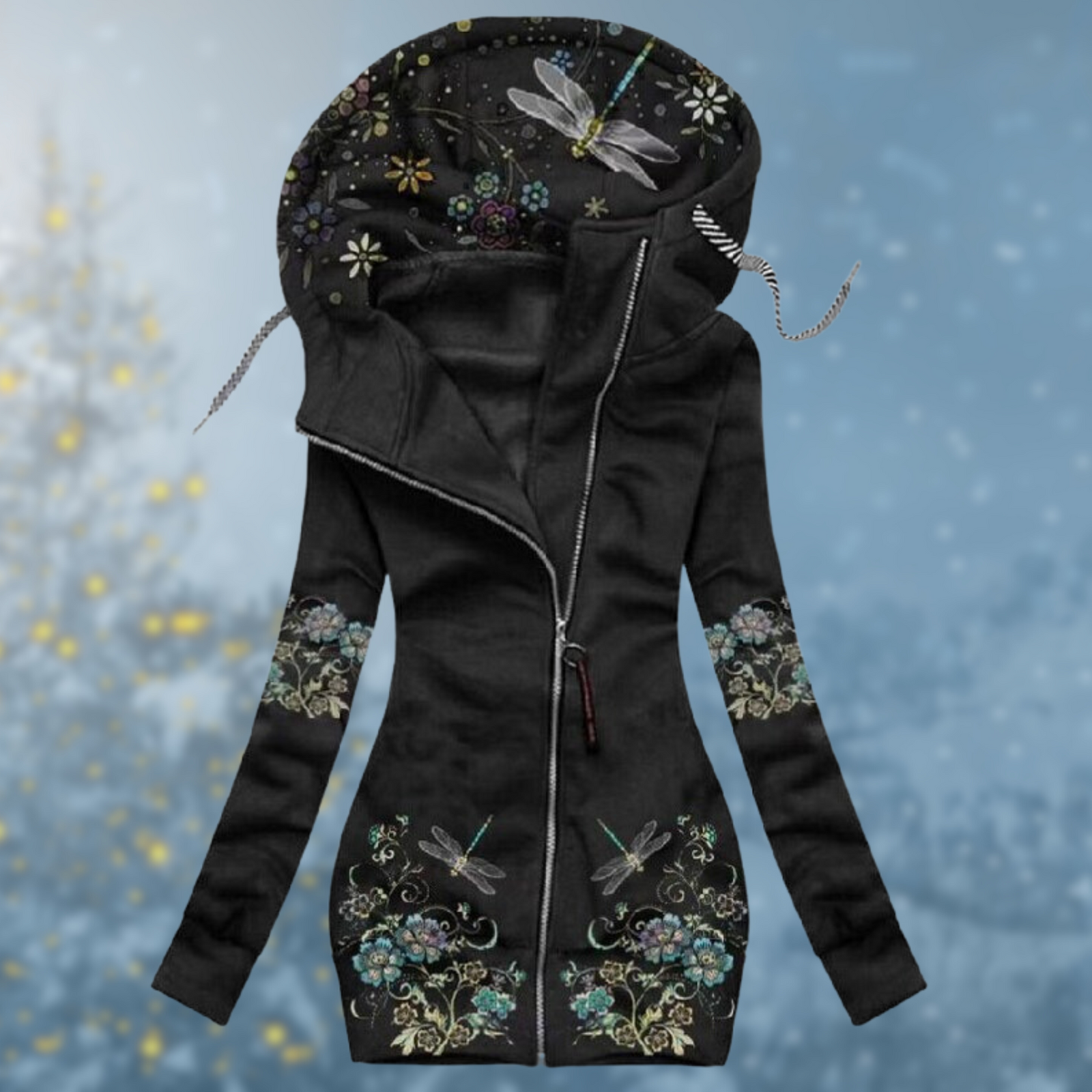Dames Pullover Winterstijl met Capuchon 2