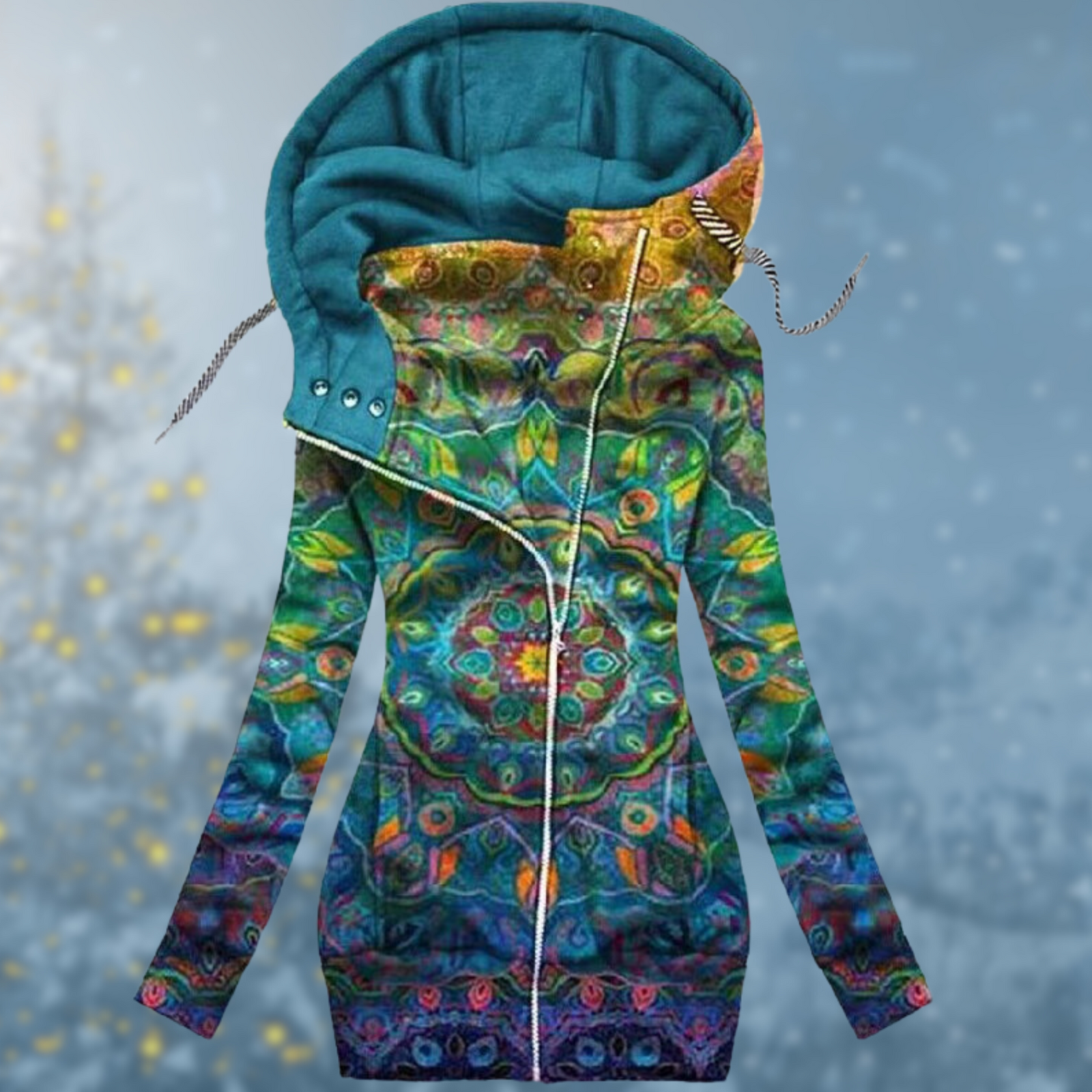 Dames Pullover Winterstijl met Capuchon 3