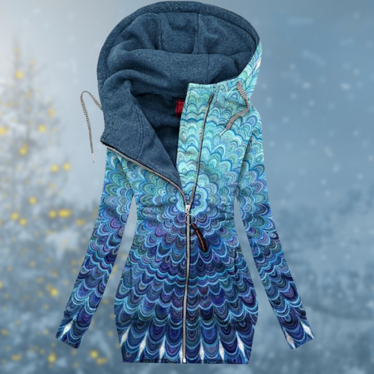 Dames Pullover Winterstijl met Capuchon 4