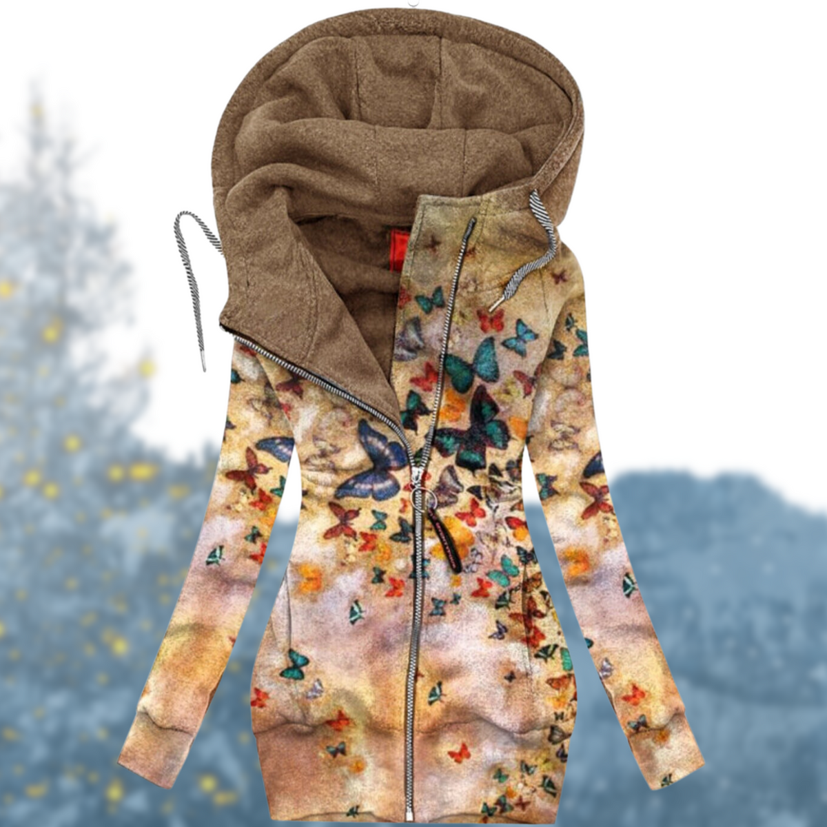 Dames Pullover Winterstijl met Capuchon 6