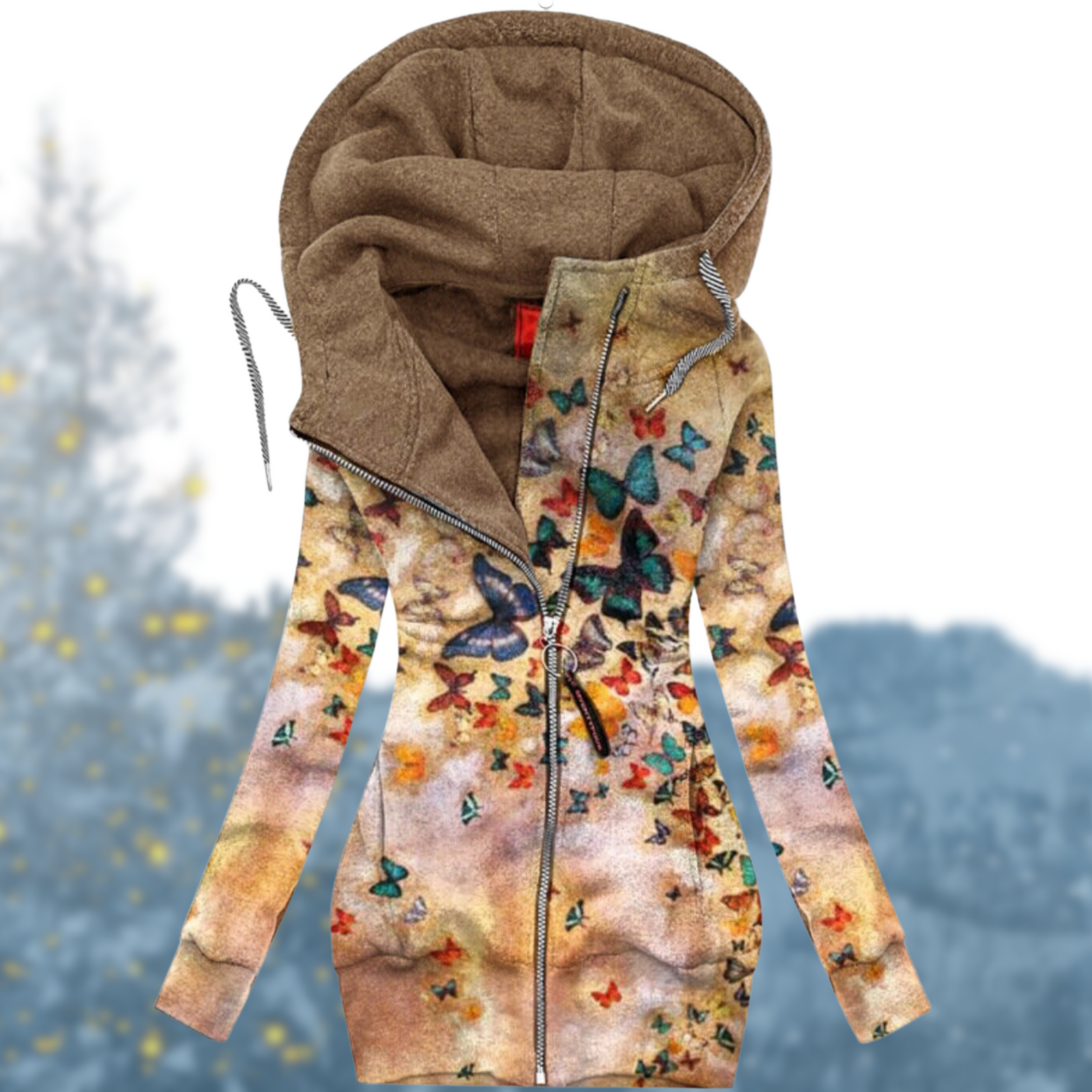 Dames Pullover Winterstijl met Capuchon 6