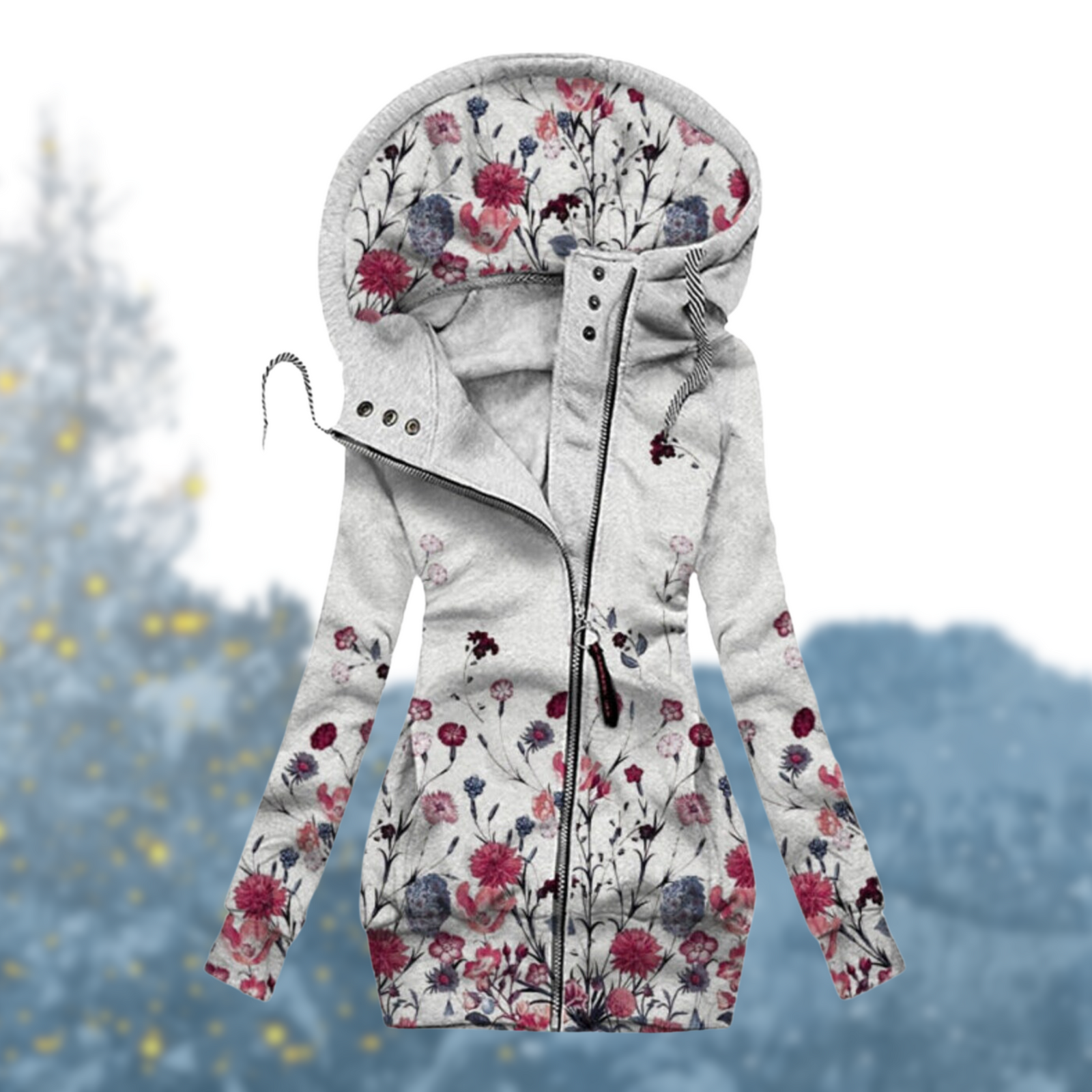 Dames Pullover Winterstijl met Capuchon 8