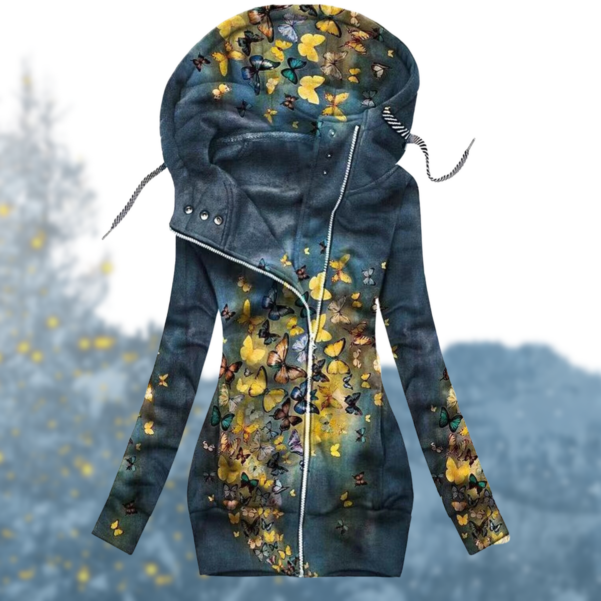 Dames Pullover Winterstijl met Capuchon 9