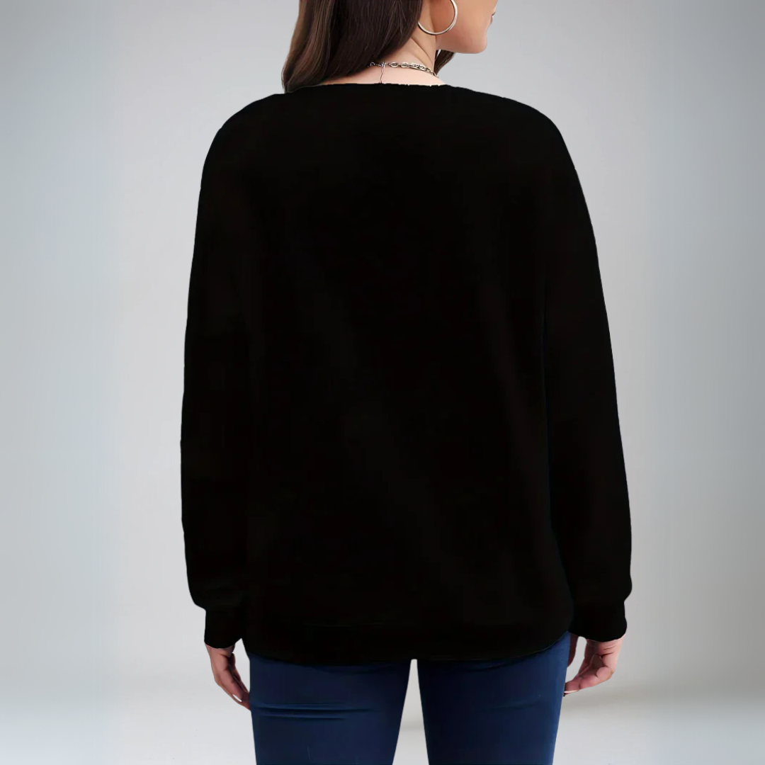 Dames Pullover met Hart Gradient Casual Comfort 2