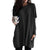 Dames Pullover met Lange Mouwen en Zak 0