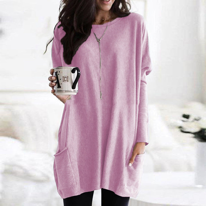 Dames Pullover met Lange Mouwen en Zak 3