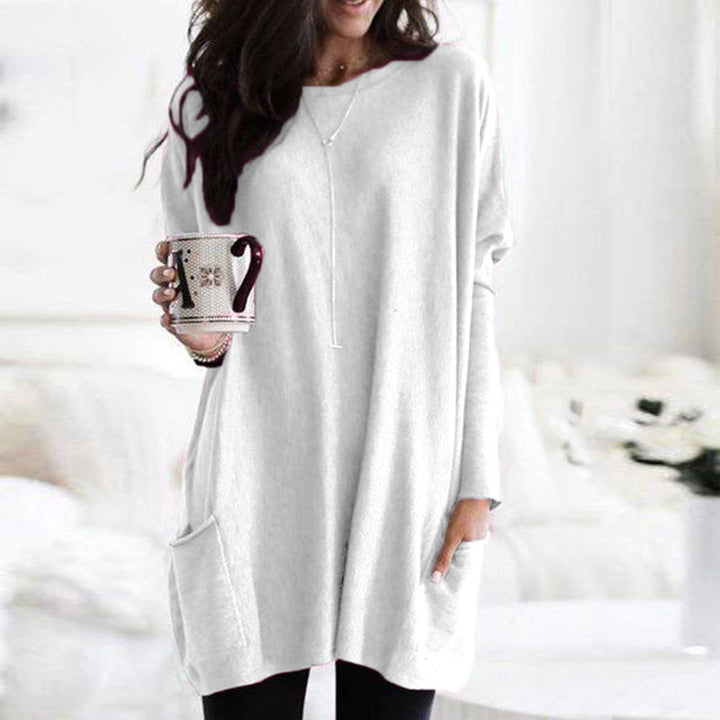 Dames Pullover met Lange Mouwen en Zak 5