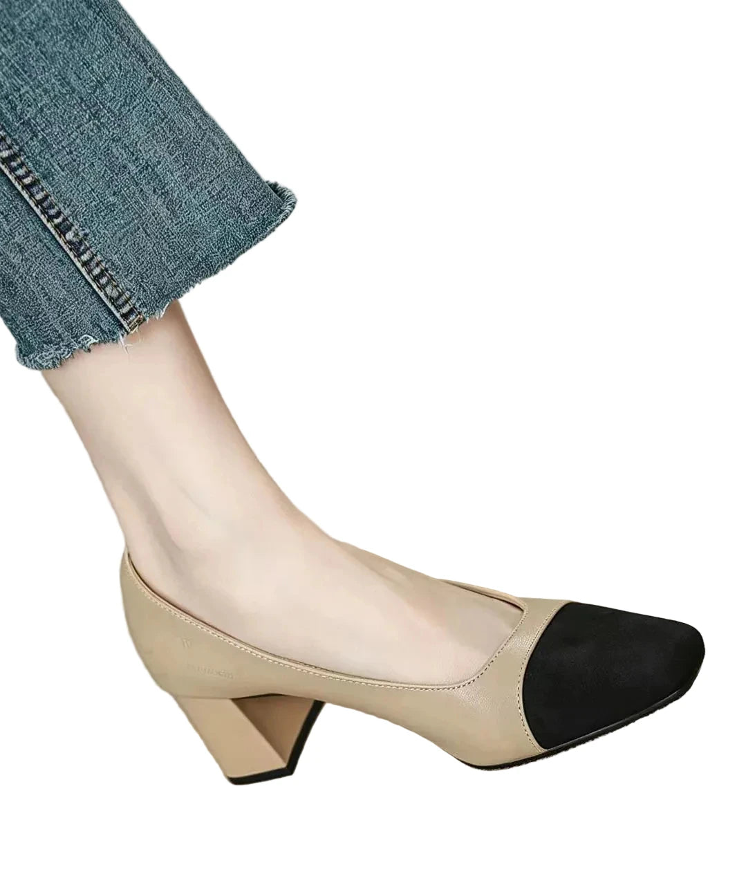 Dames Pumps Met Stevige Hak 0