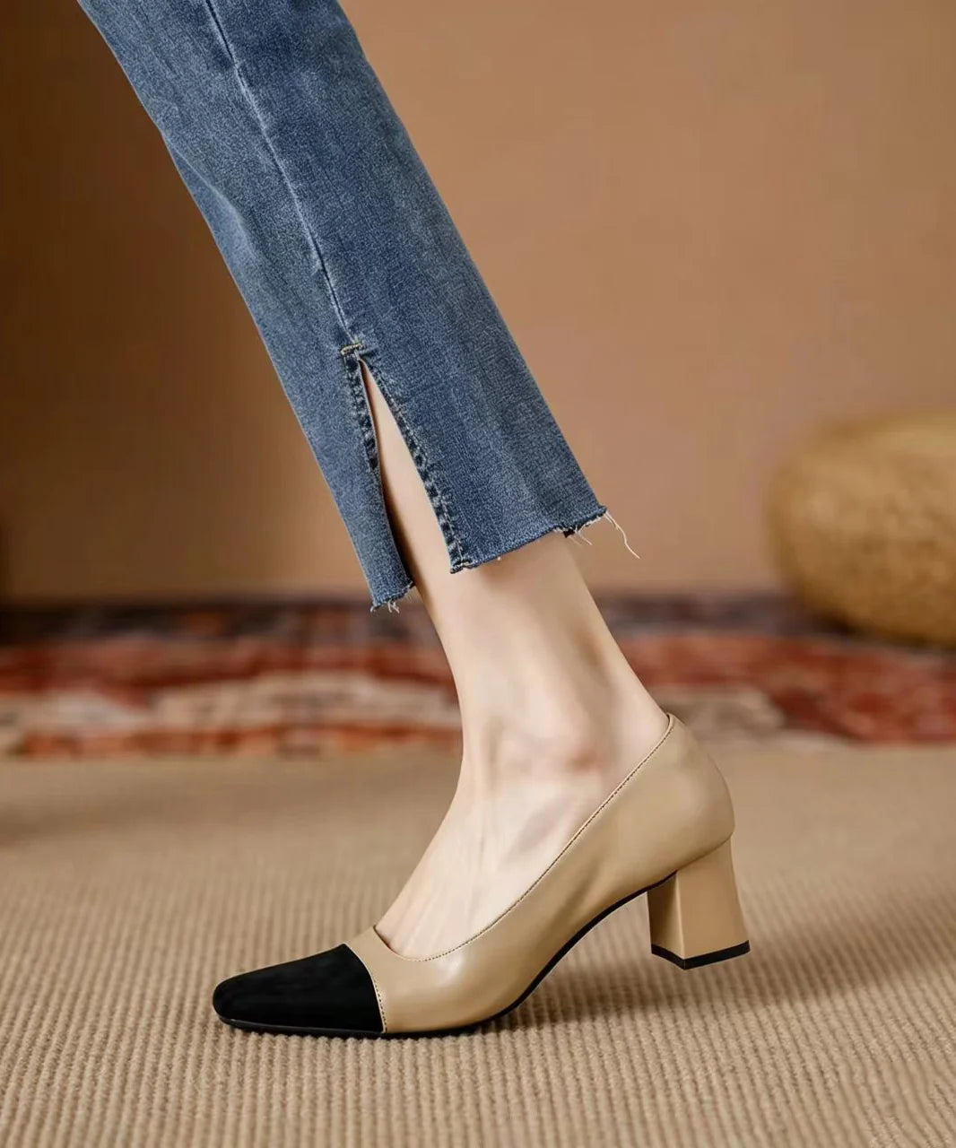 Dames Pumps Met Stevige Hak 2
