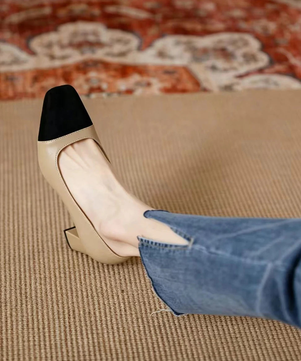 Dames Pumps Met Stevige Hak 3