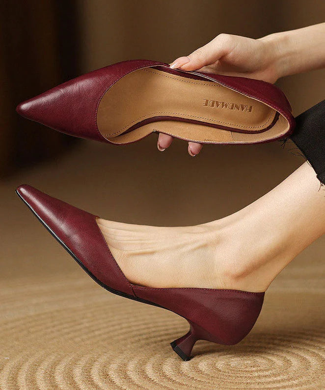 Dames Pumps met Spitse Neus en Kittenhak 1