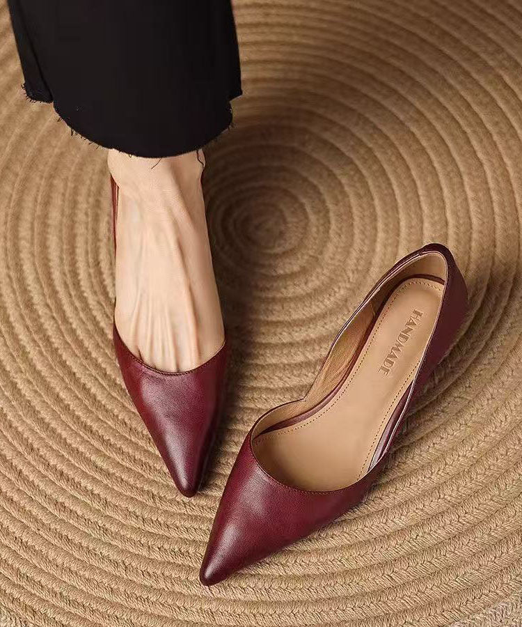Dames Pumps met Spitse Neus en Kittenhak 4