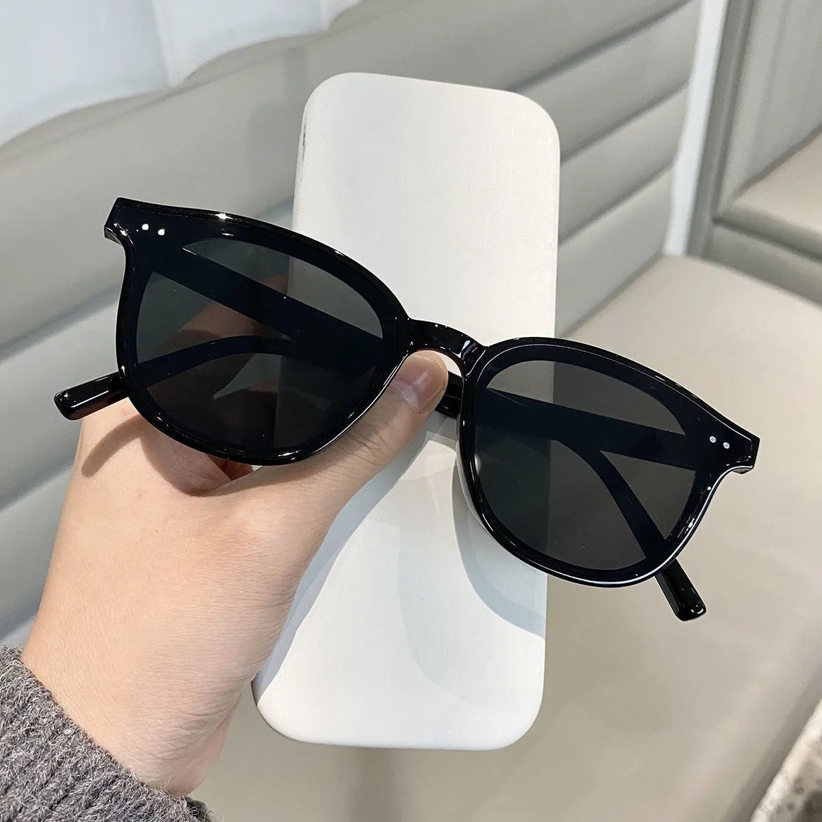 Dames Retro Cat Eye Zonnebril Stijlvol 7