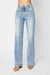 Dames Retro Jeans Hoge Taille Medium Denim 2