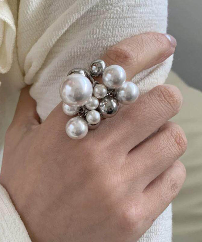 Dames Ringen Met Parel Kralen En Kwastjes 0