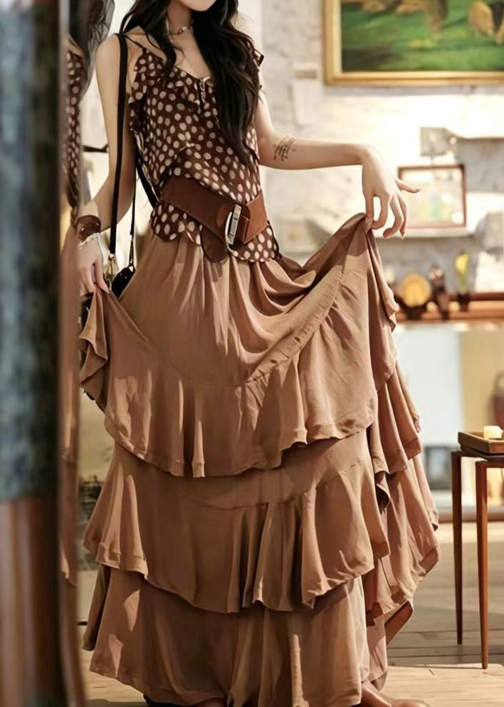 Dames Rok Asymmetrisch Gelaagd Zomerstijl 2